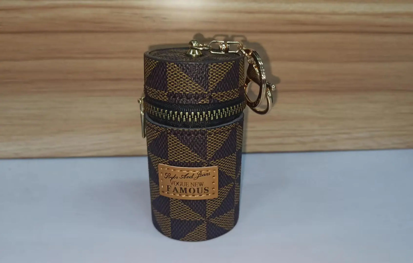 Old Flower Genuine Leather Business Wallet