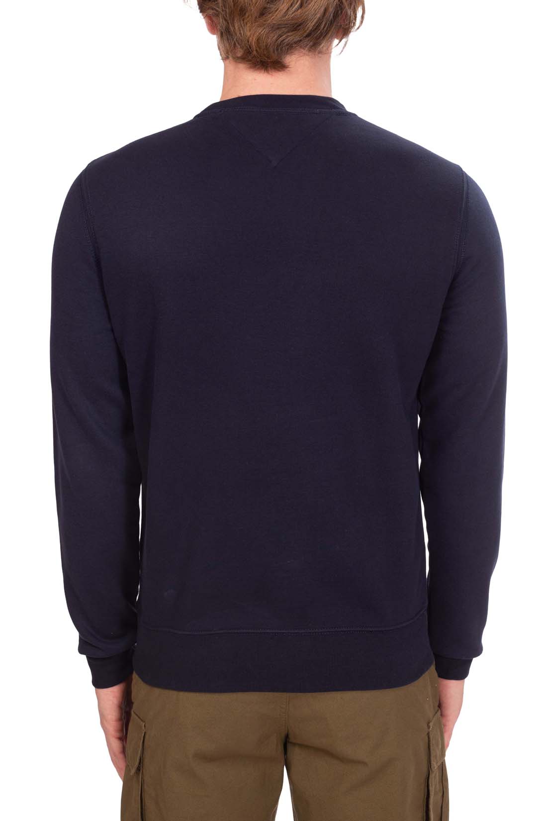 TOMMY HILFIGER - Men's sweatshirt with signature logo embroidery-3