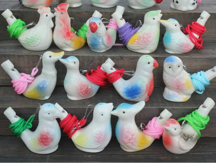 Ceramic Whistle Waterbird Ocarina
