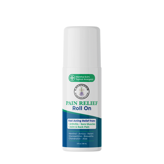 Fast Acting, Long Lasting Menthol Pain Relief Roll On