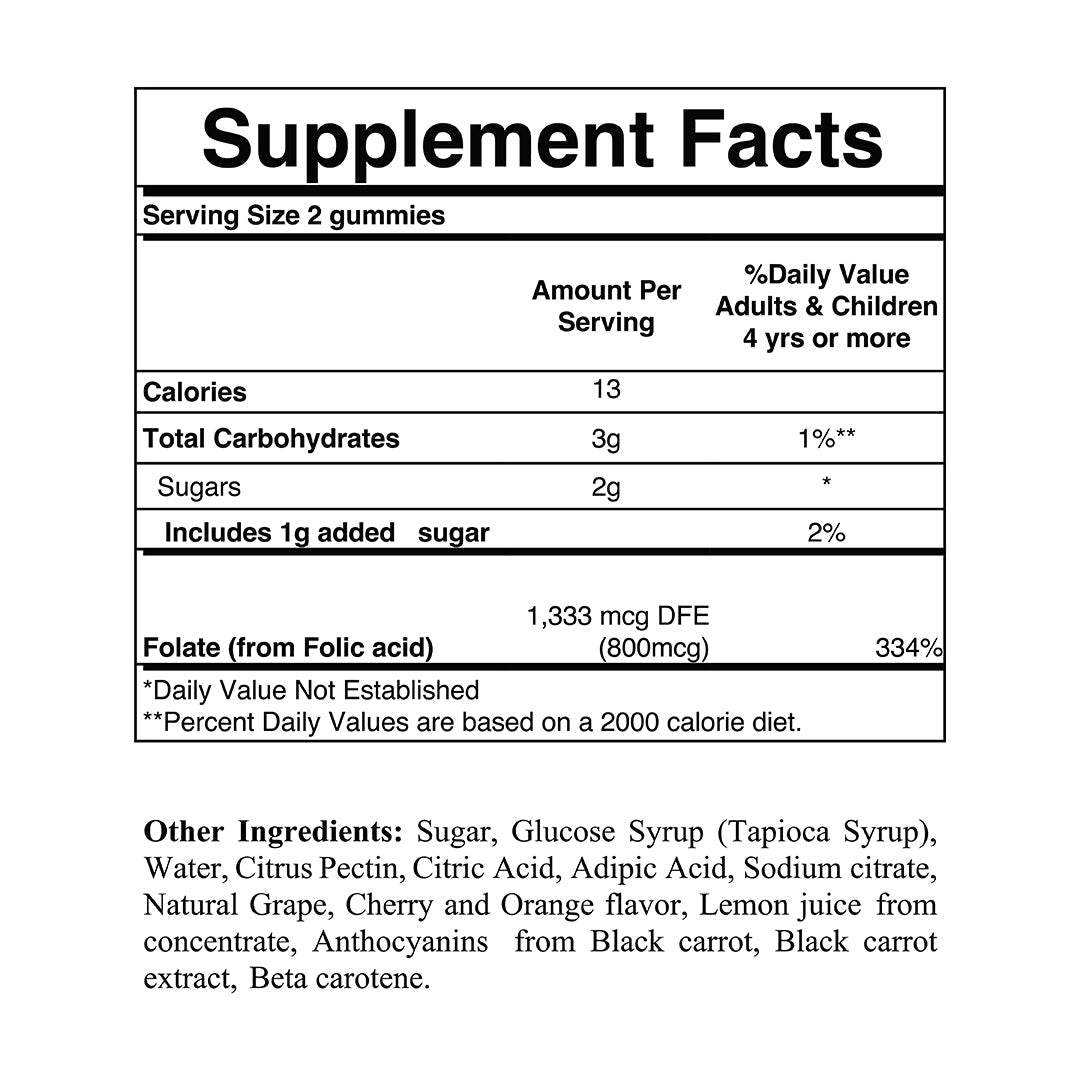 Folic Acid Gummies-1