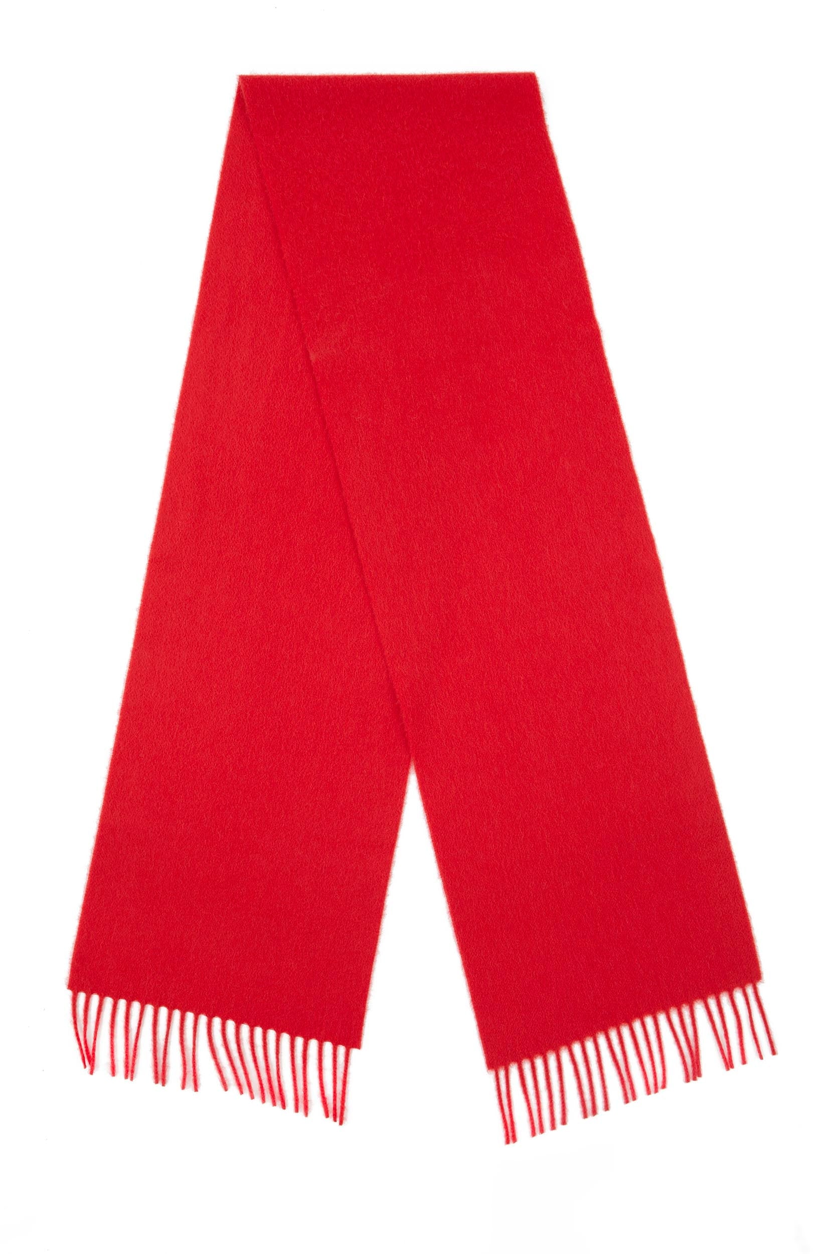 Red Cashmere Scarf-4
