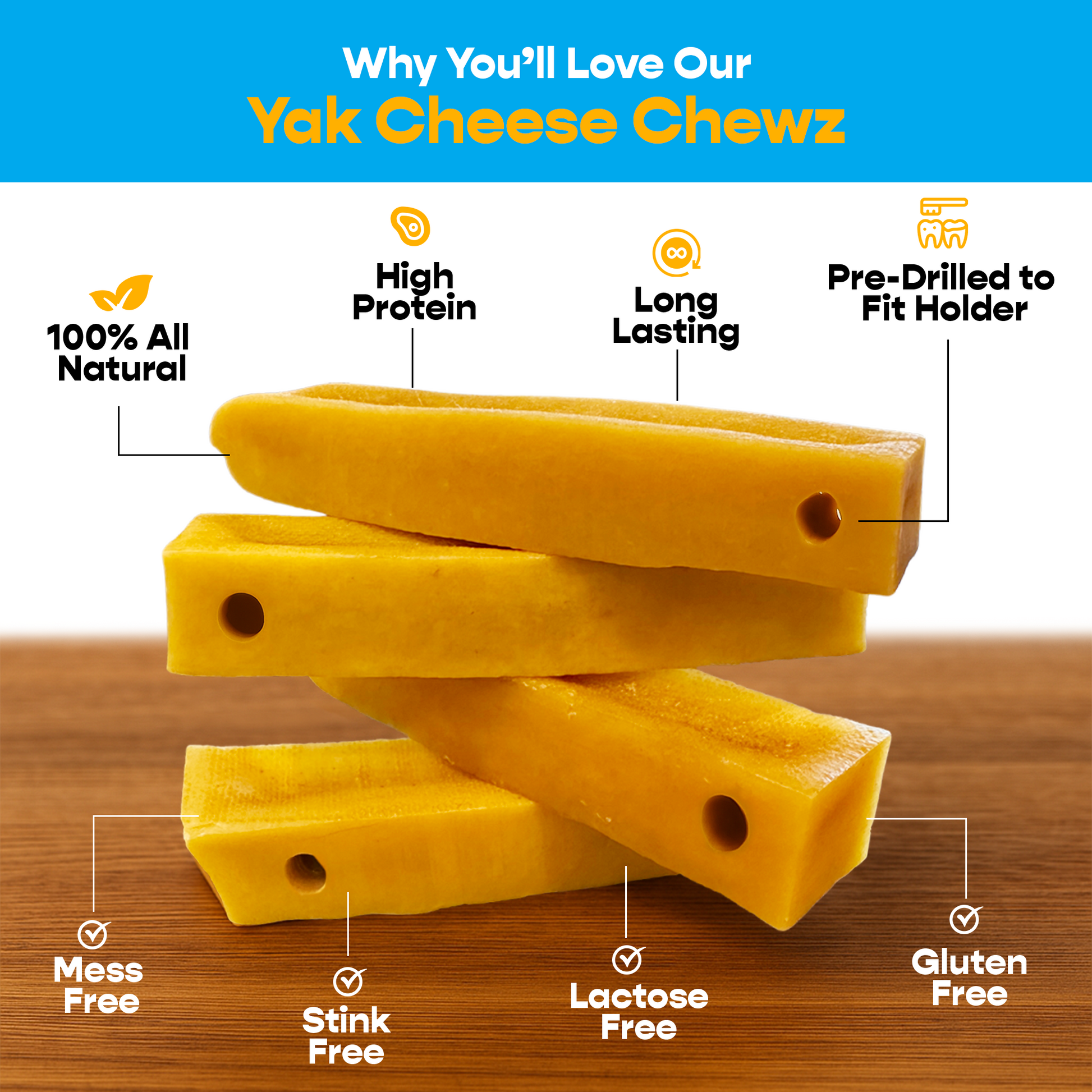 4 Pack Small Yak Cheese - Refill Pack-1