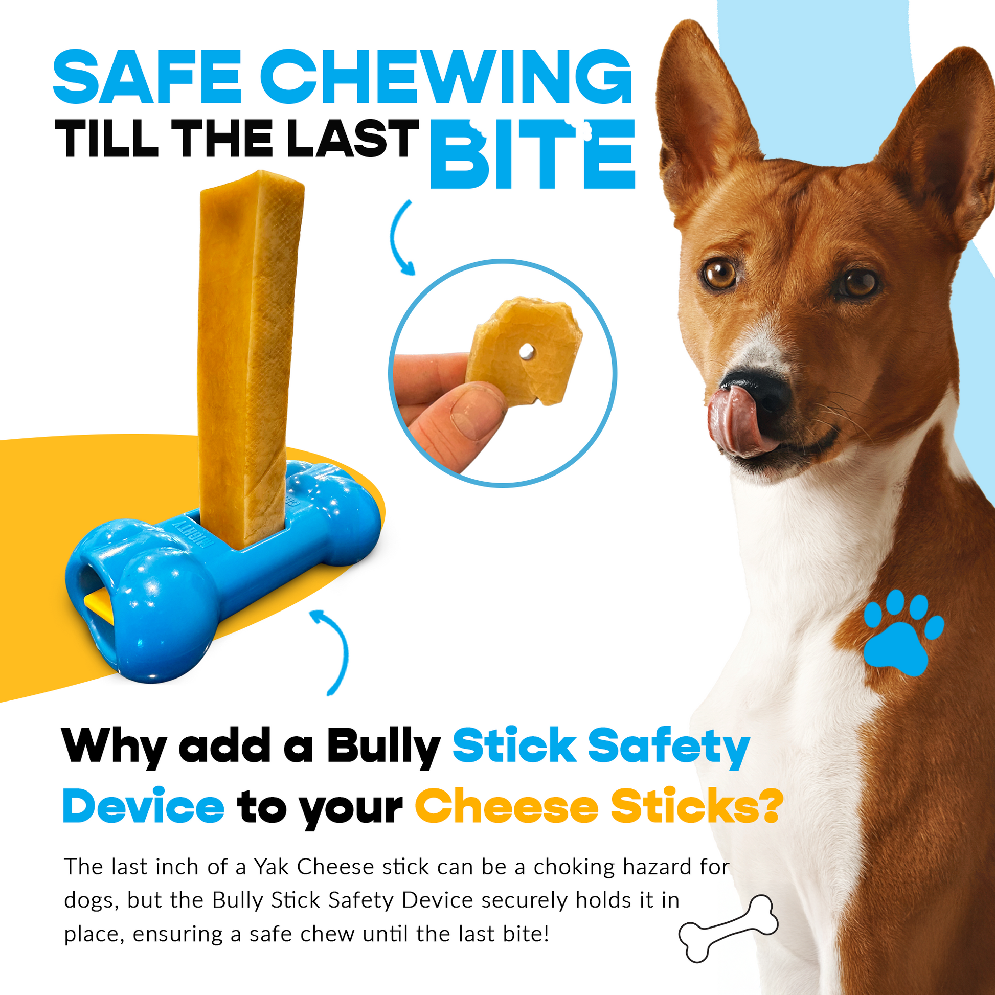 4 Pack Small Yak Cheese - Bully Bone Pro Included-1