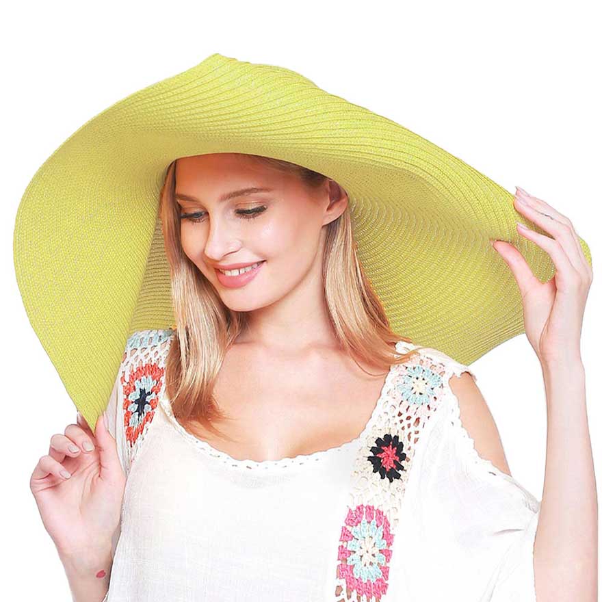 Extra Wide Brim Straw Sun Hat