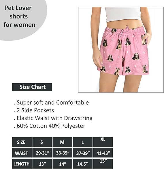 Yorkie Pajama Shorts - Soft!