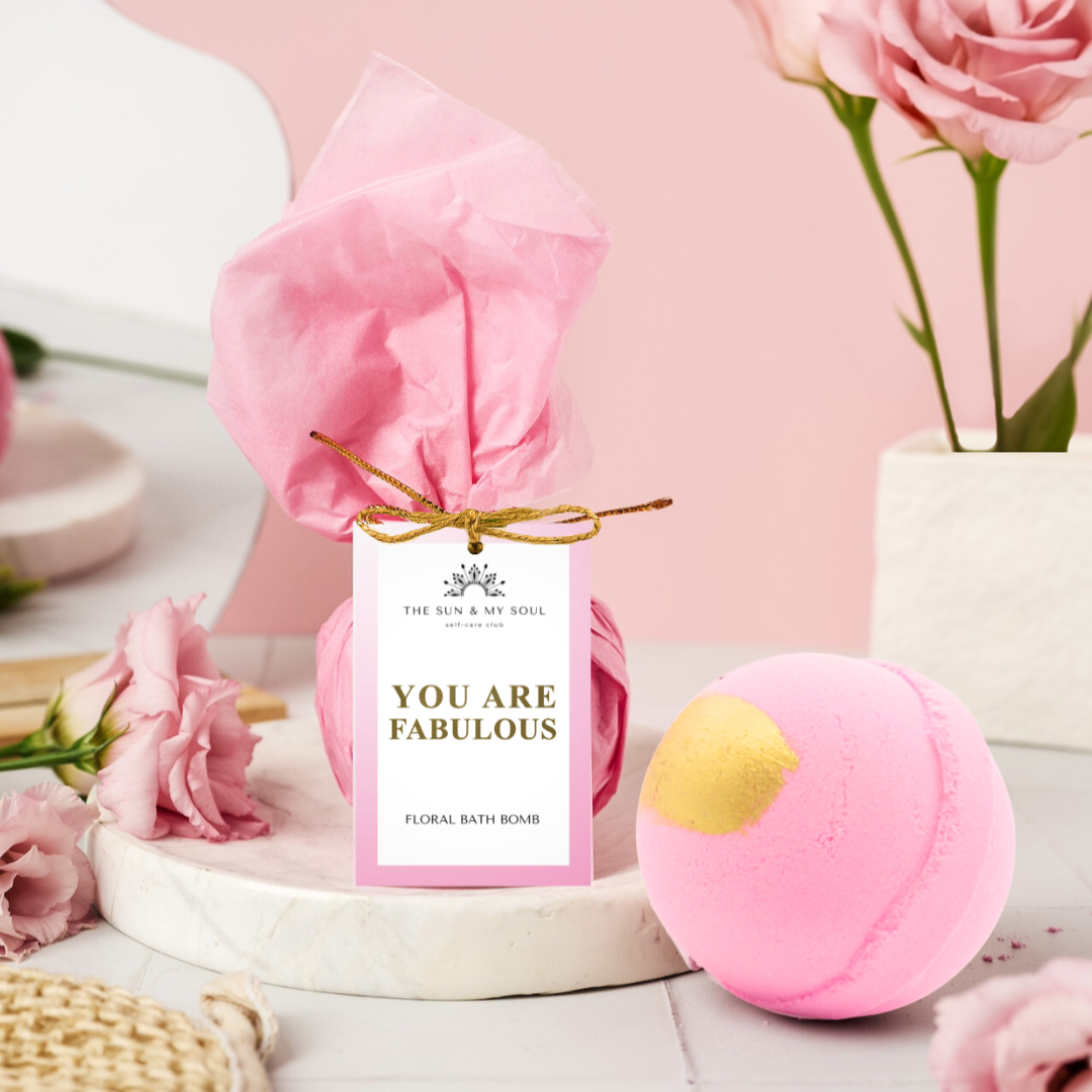 You Are Fabulous - Floral Scented Bath Bomb Soak-0