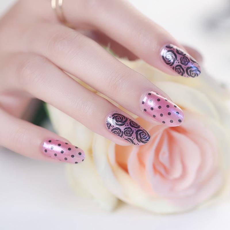 Pink Rose Dots-2