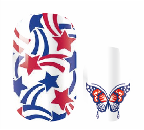 Red White & Butterfly-1