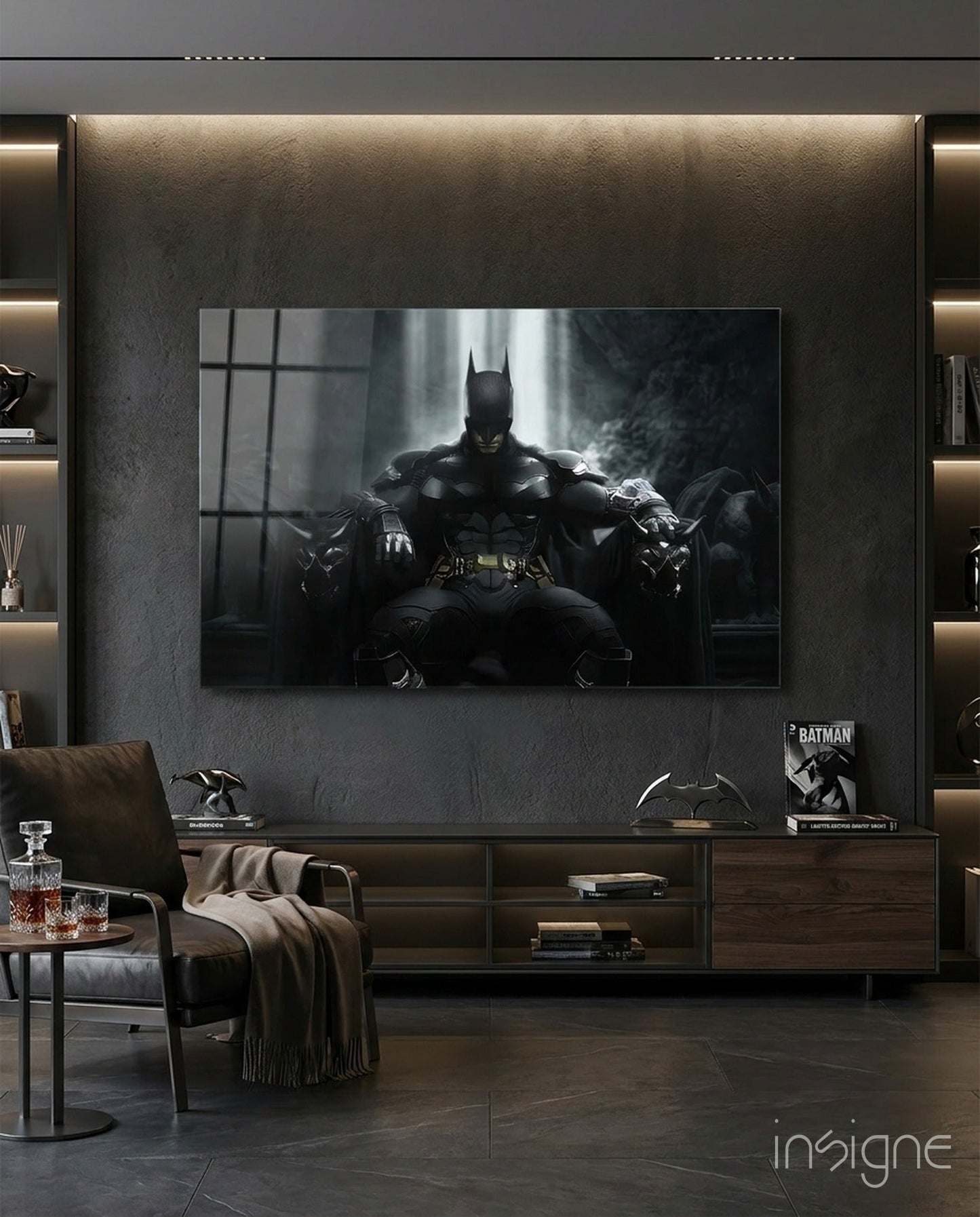 Batman Glass Wall Art