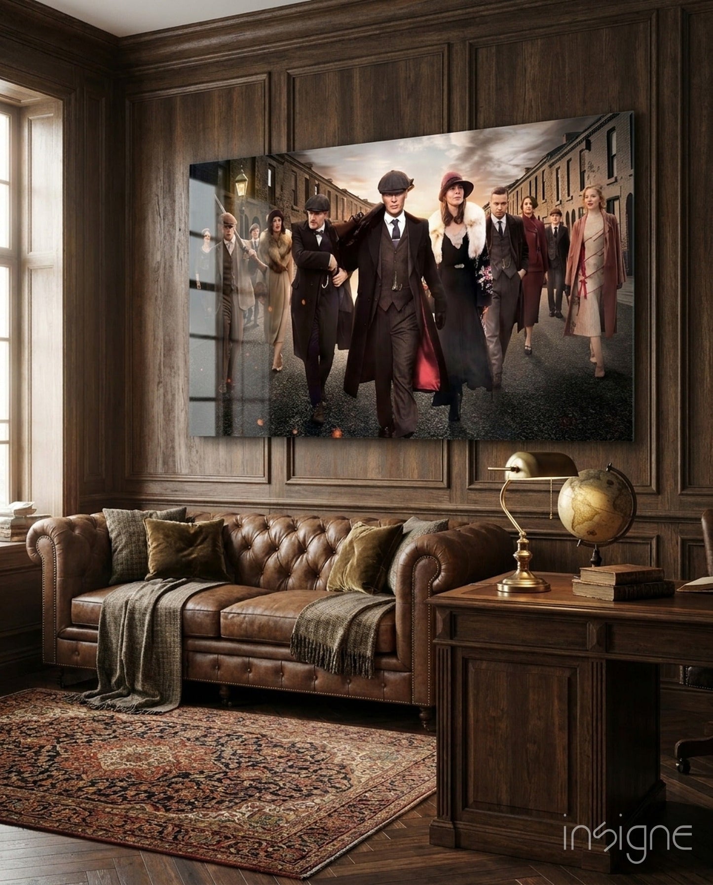 Peaky Blinders-Thomas Shelby Glass Wall Art