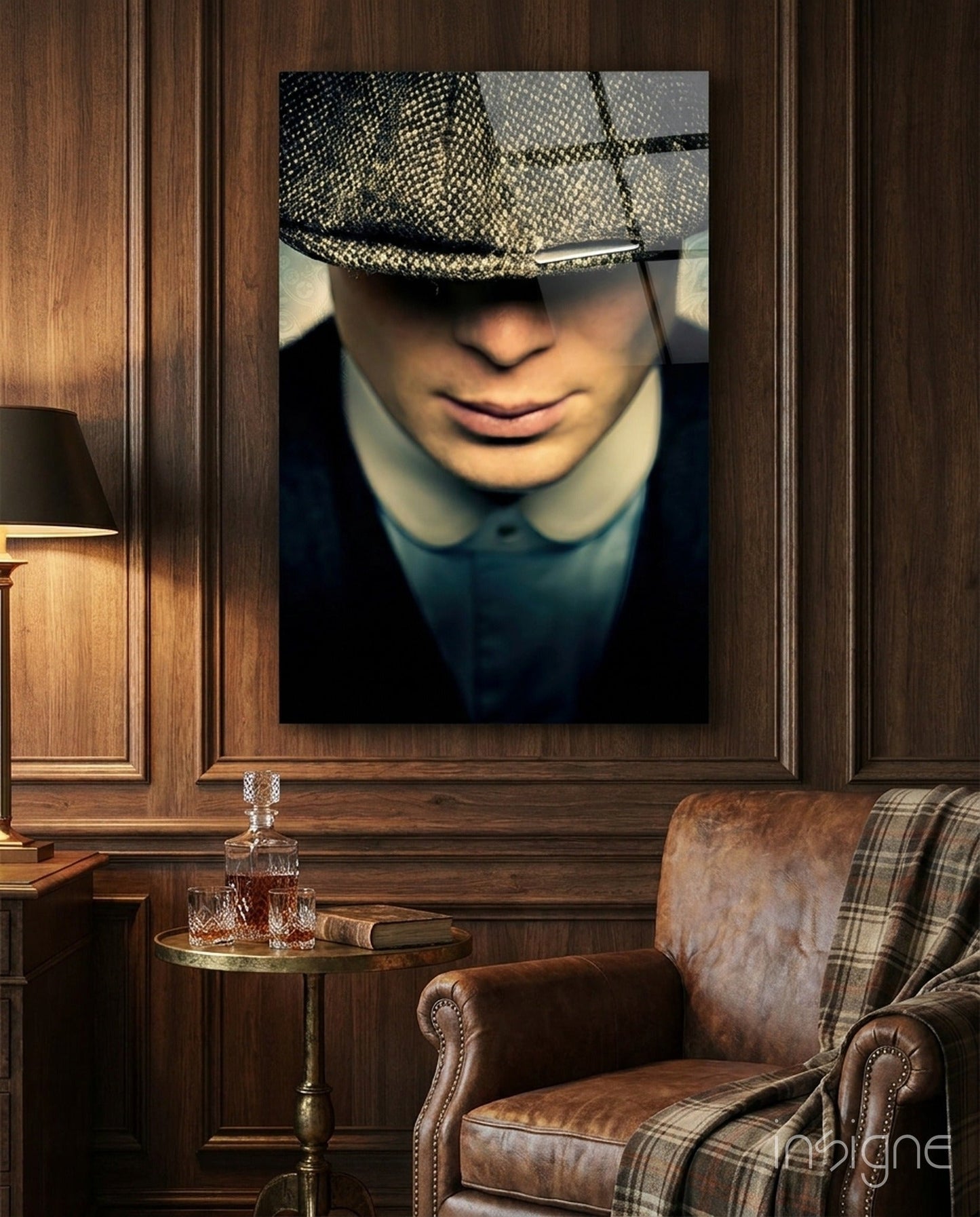 Peaky Blinders-Thomas Shelby Glass Wall Art
