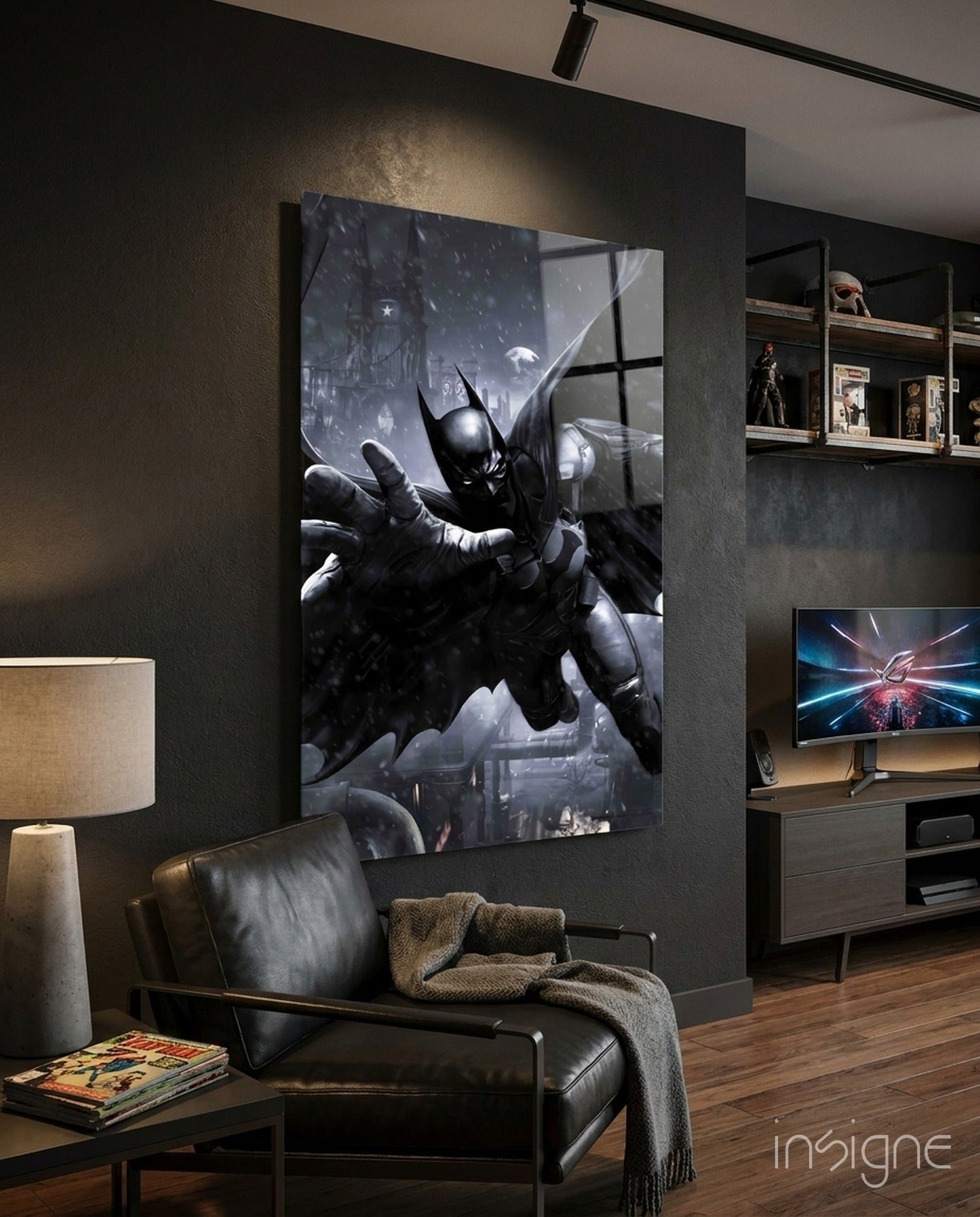 Batman Glass Wall Art