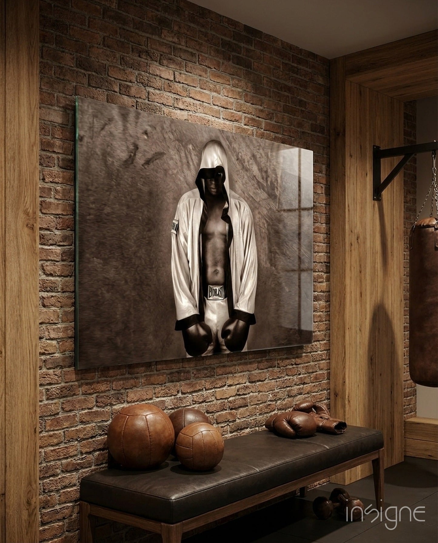 Muhammad Ali Glass Wall Art