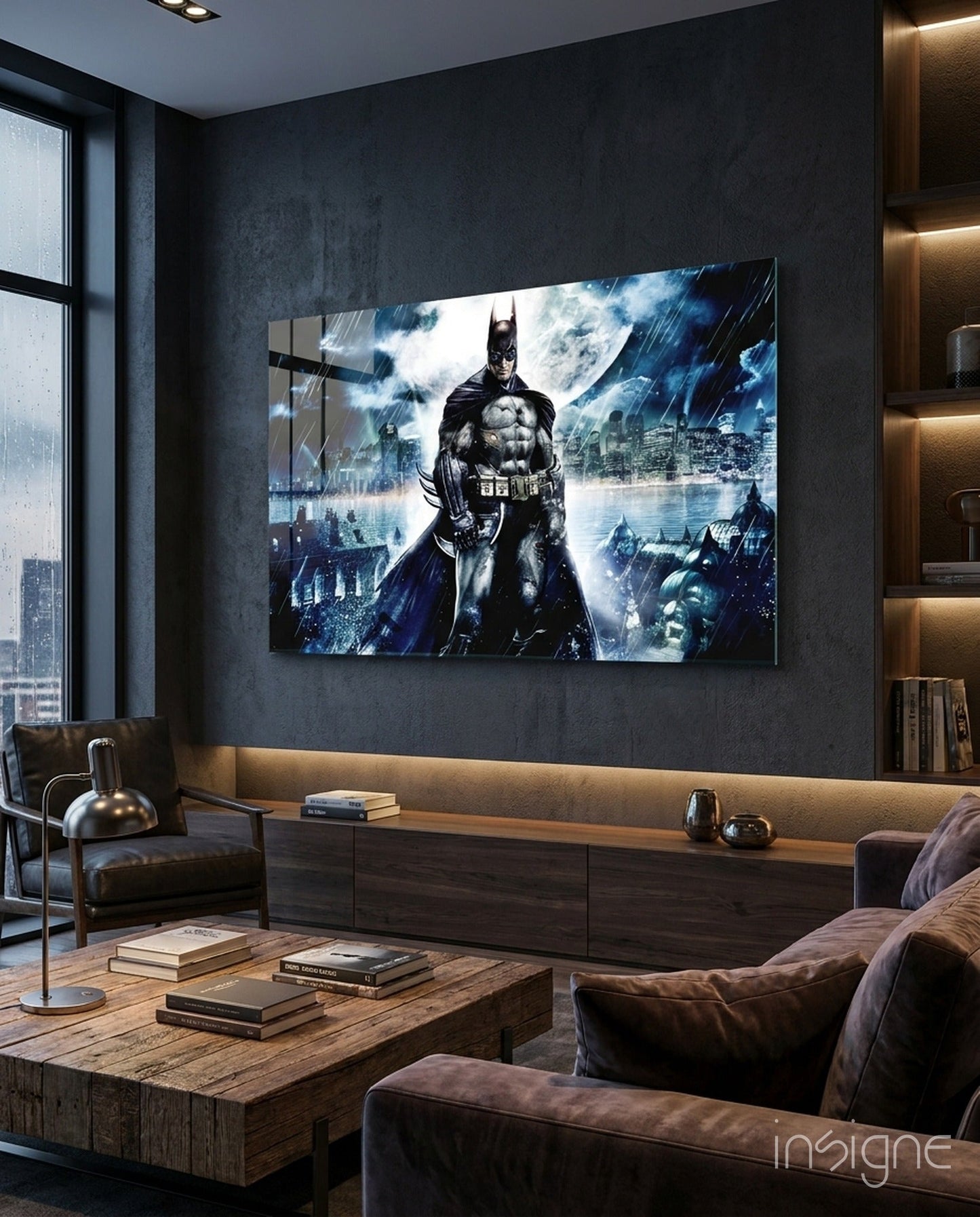 Batman Glass Wall Art