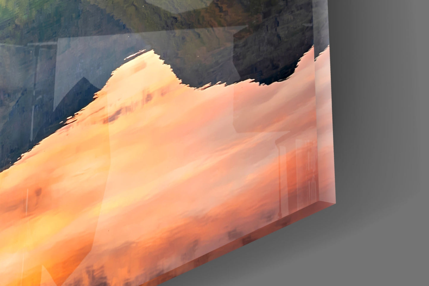 Eilean Donan Castle Reflection Glass Wall Art