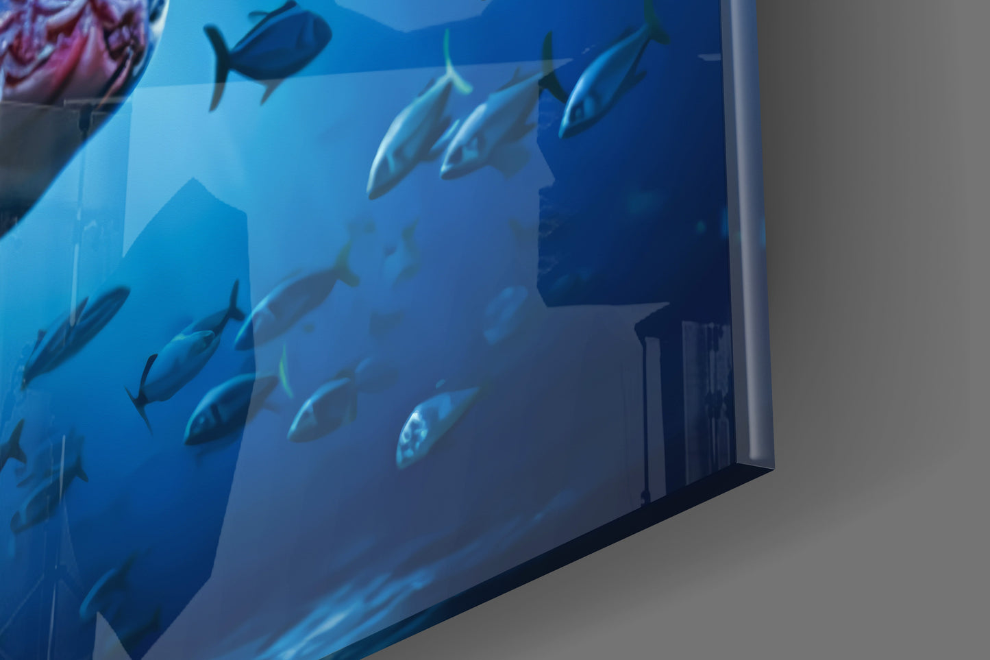 Shark Glass Wall Art