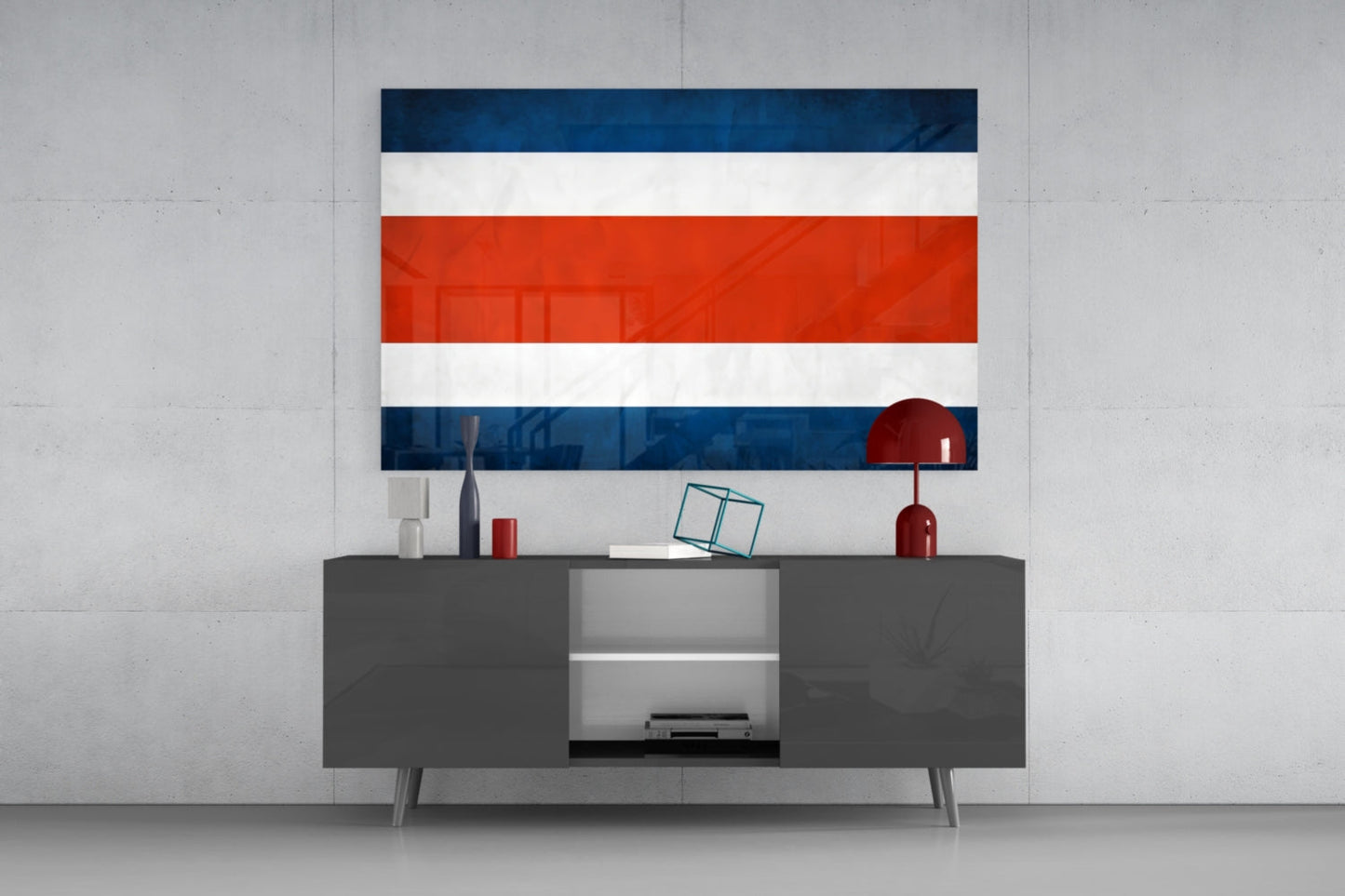 Vibrant Flag Wall Art Glass Wall Art