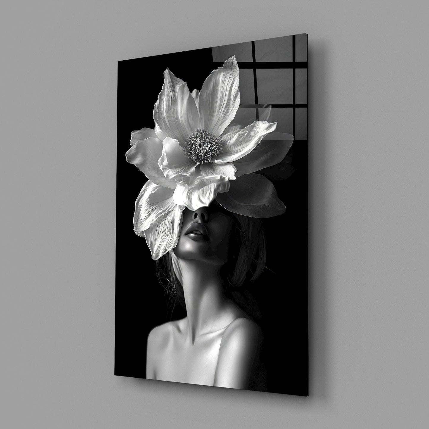 Floral Fusion Glass Wall Art-1