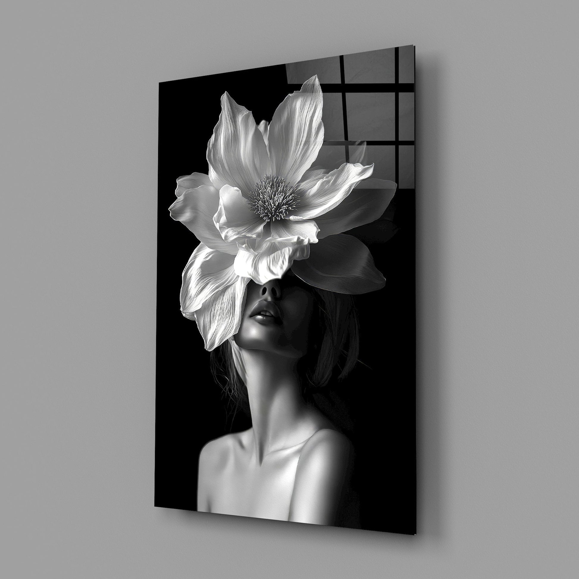 Floral Fusion Glass Wall Art-1