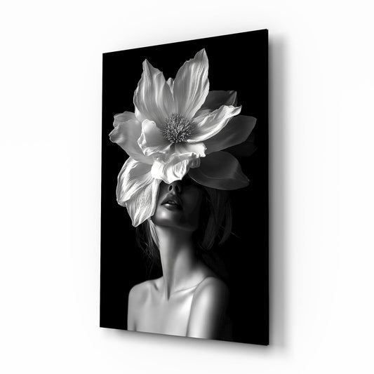 Floral Fusion Glass Wall Art-0