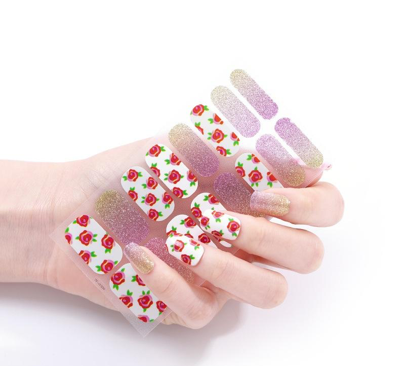 Roses Gel Nails-0