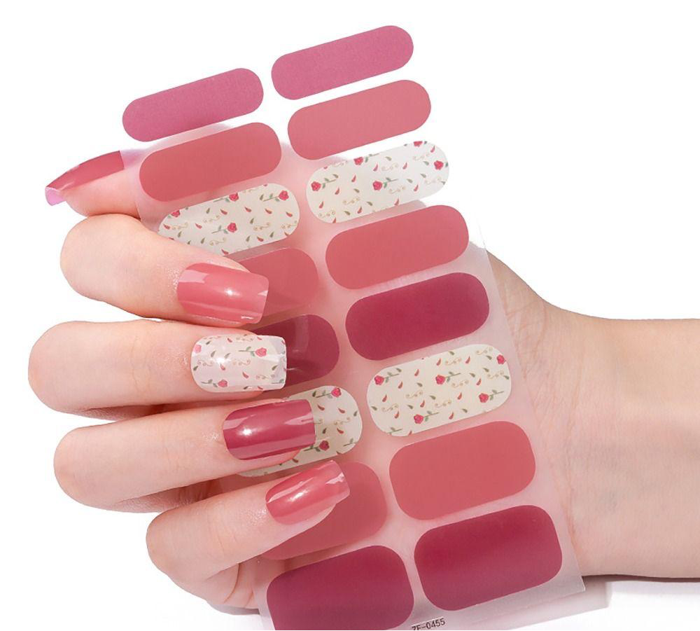 Mini Rose Gel Nails-0