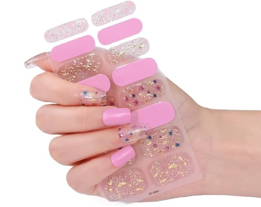 Cotton Candy Gel Nails-0
