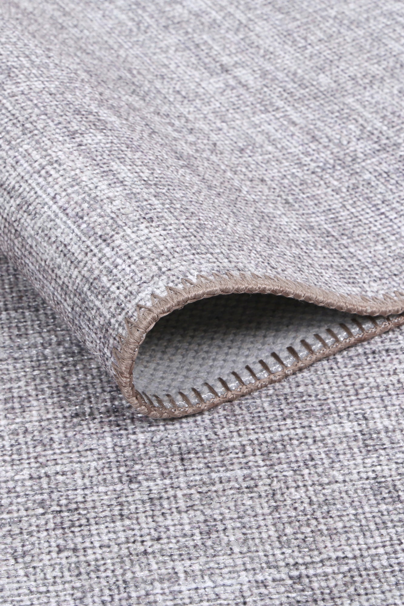 Urban Zinc Solid in Grey : Runner Rug-3