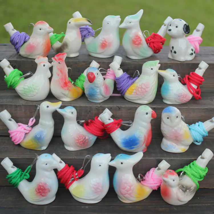 Ceramic Whistle Waterbird Ocarina