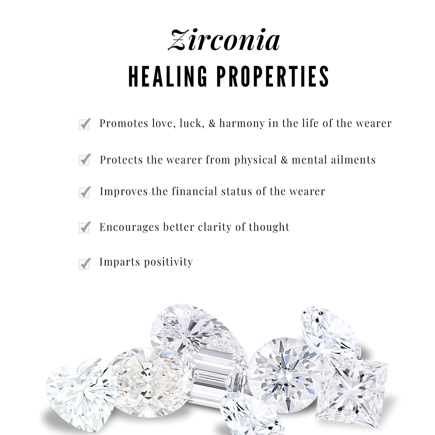 Zircon Designer Wedding Ring Set with Band