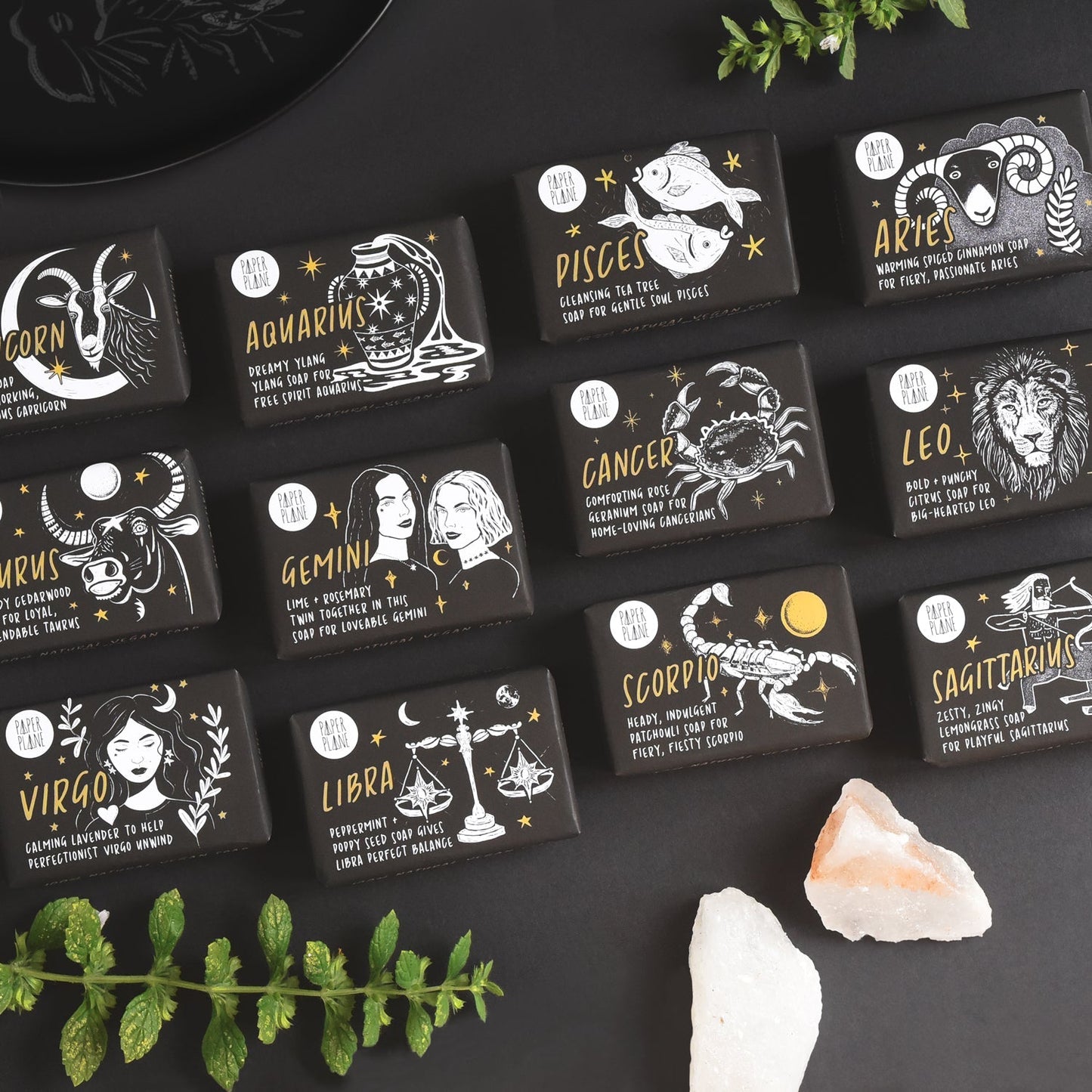 Gemini Star Sign Zodiac Bar - Natural and Vegan Horoscope Soap-4