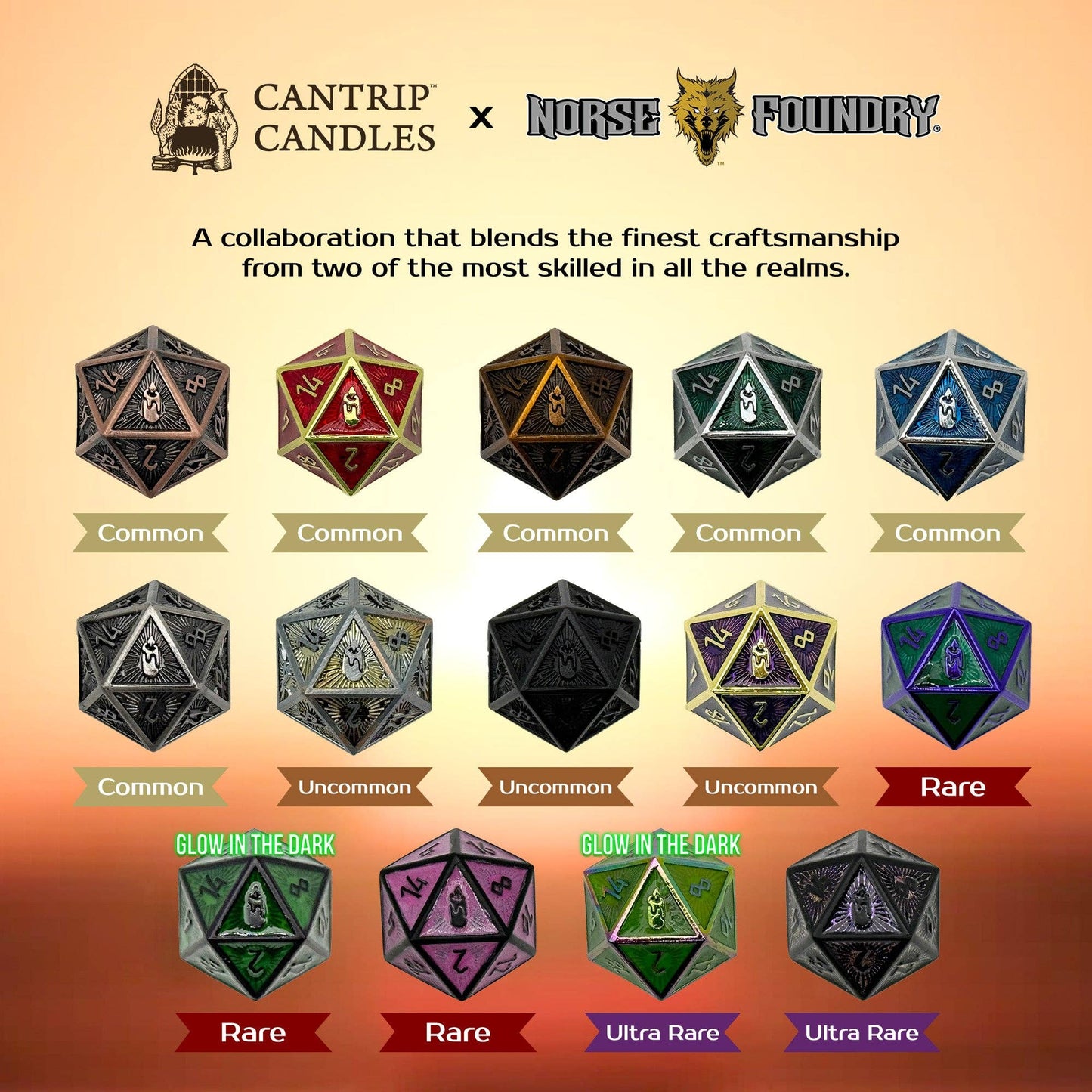 Cantrip Candles - Domain of the Draugr (16 oz Glass Candle)