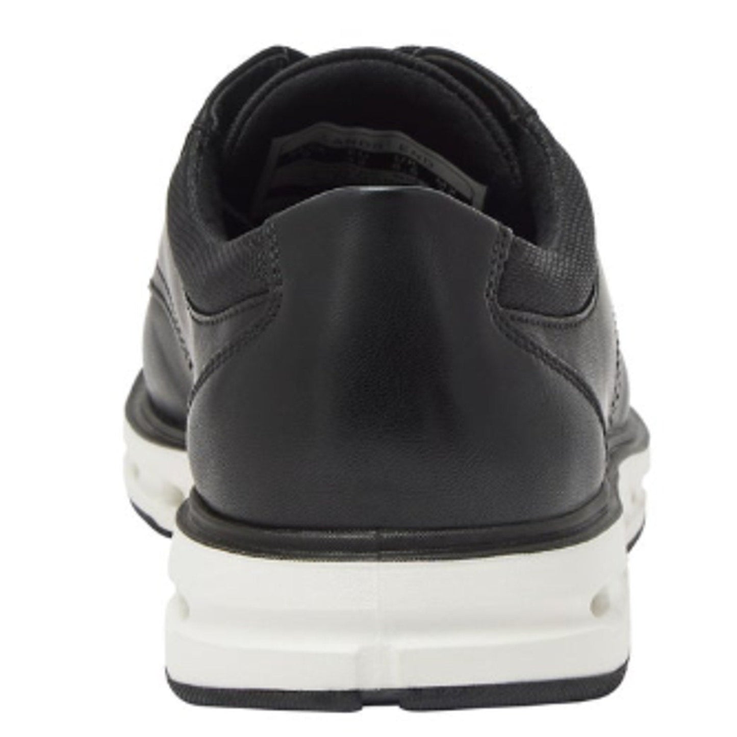 Lands' End Mens Size 11 Black Faux Leather Lace Up Sport Oxford Casual Shoes