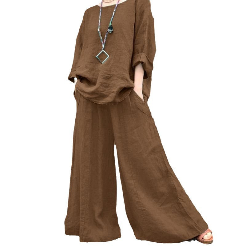 Women's Fashion Casual Loose Solid Color Suit
