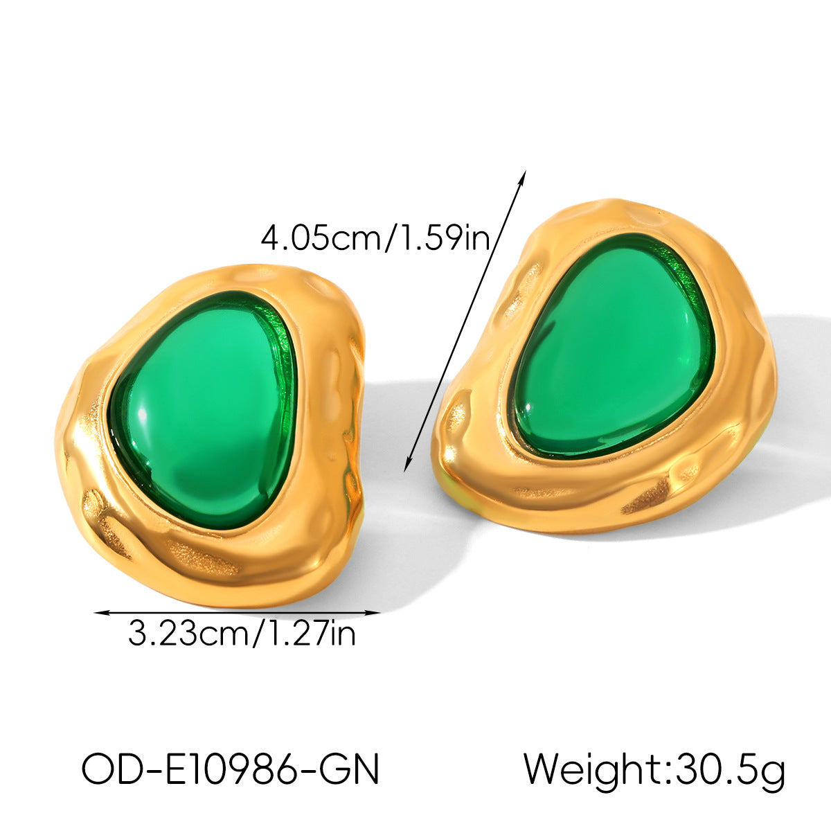 Vintage Personalized Non-fading Titanium Steel Earrings For Women