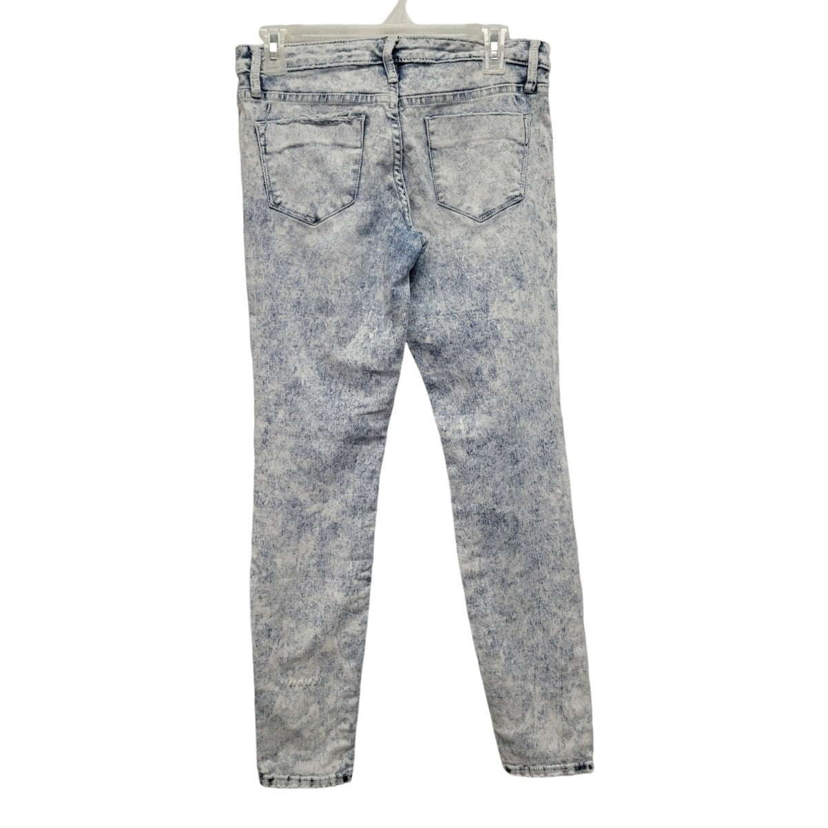 Massimo Womens 4 PolyCotton Spandex Factory Distressed Mid Rise Denim Leggings