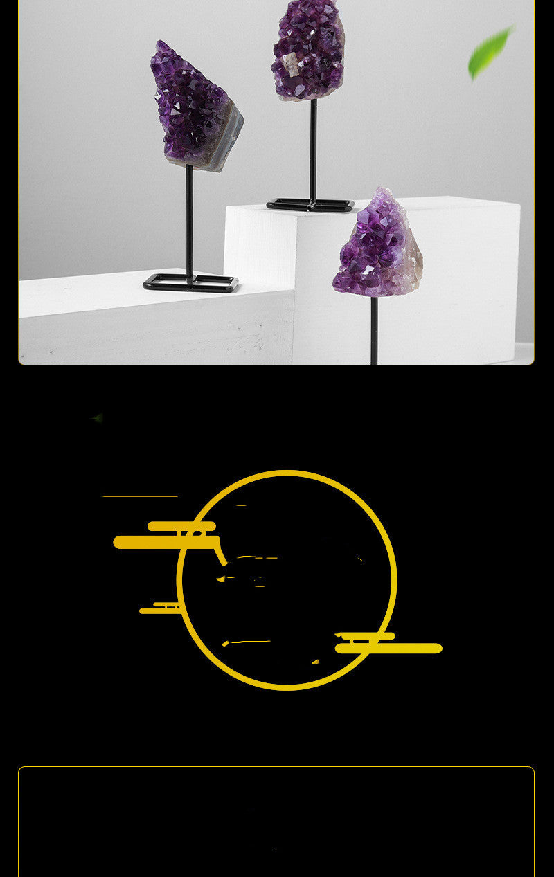 Raw Ore Crystal Tooth Crystal Cluster Degaussing Ornament