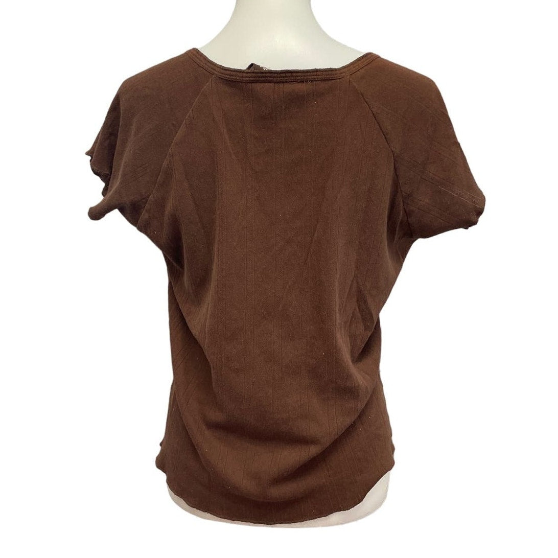Lot of 2 Maurices Charter Club Womens XXL Short Sleeve 100% Cotton Tops Blouses