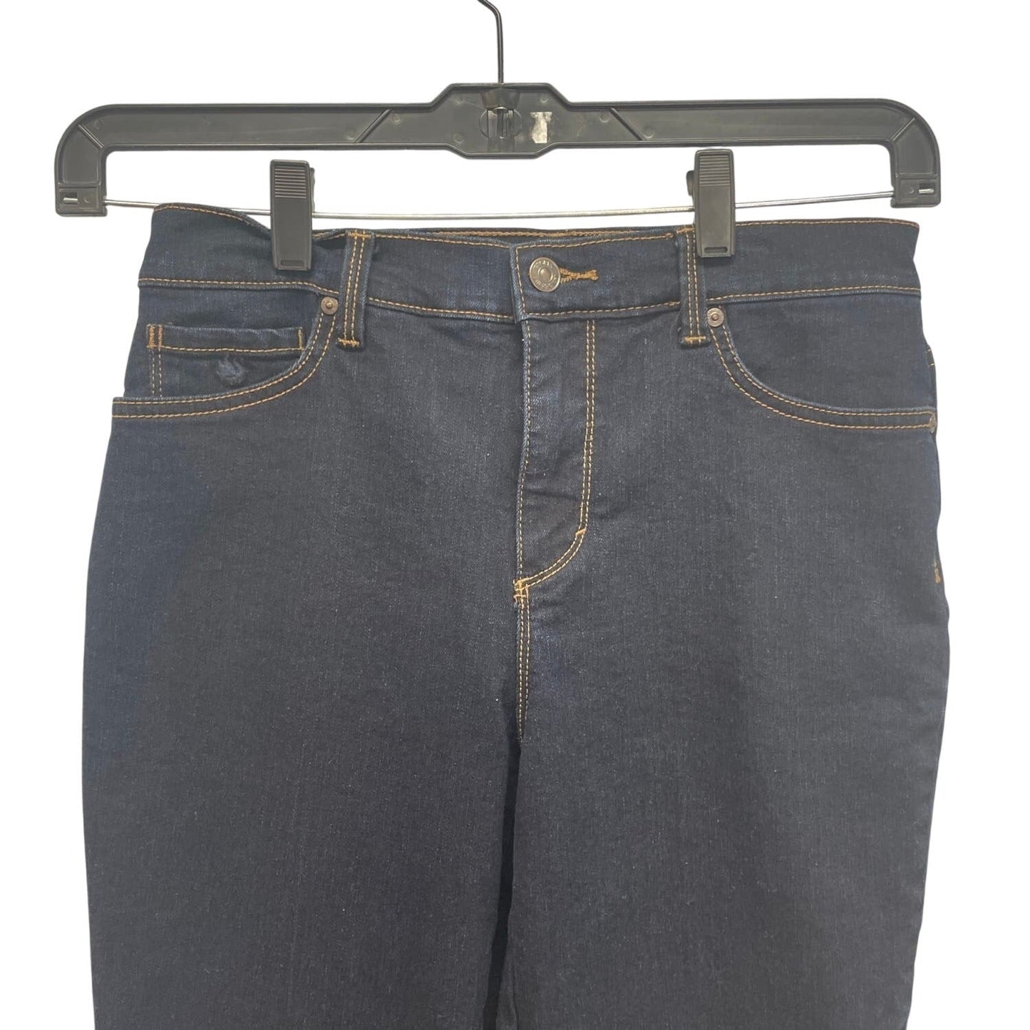 Gloria Vanderbilt Womens Size 8 Dark Wash Cotton Blend Denim Blue Jeans