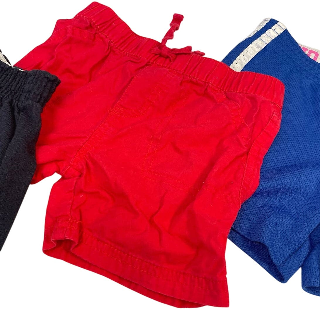 Lot of 3 Youth Girls XS Small Faded Glory First Impressions Cotton Poly Shorts