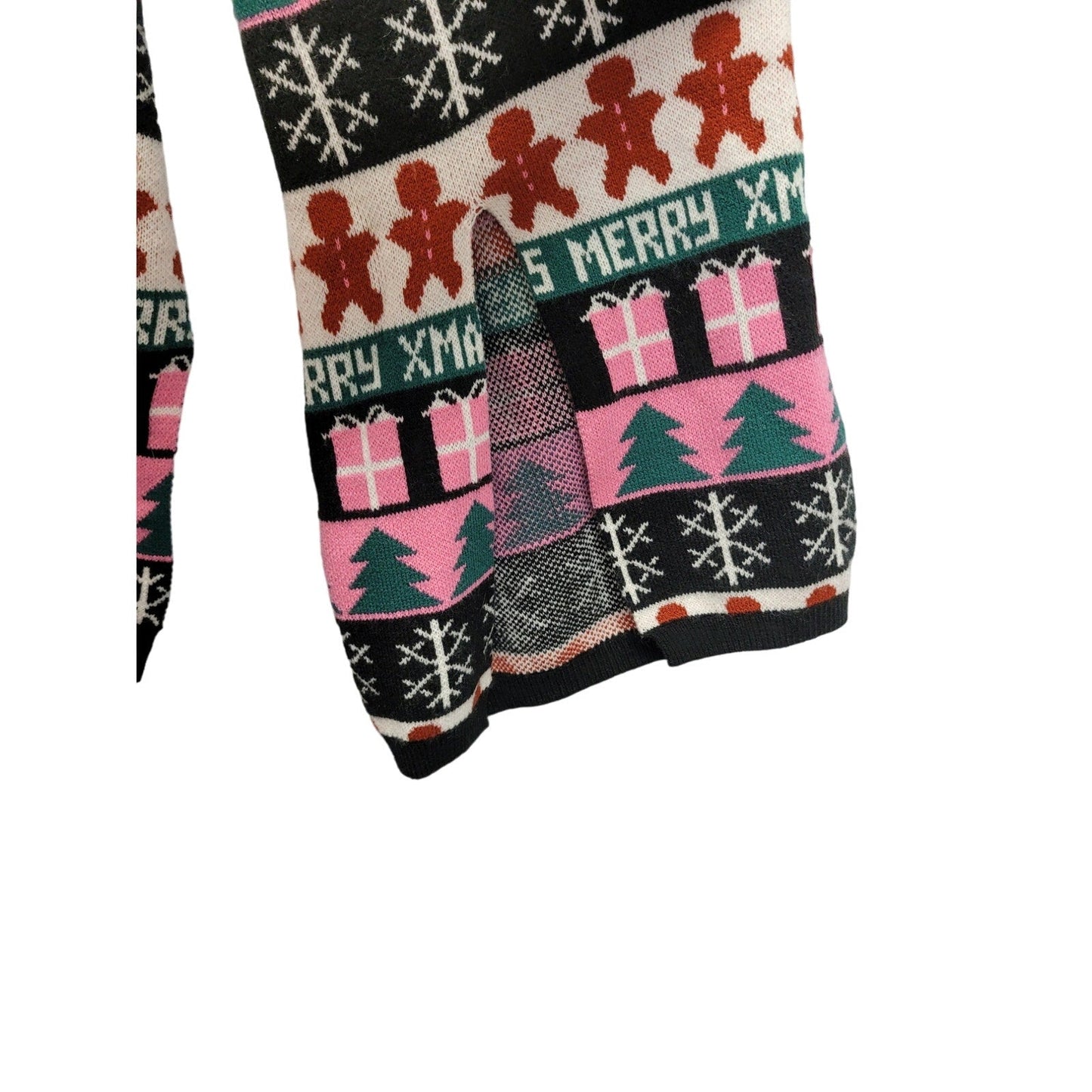 Rue 21 Womens Large 100% Acrylic Long Sleeve Crew Neck Knit Christmas Sweater