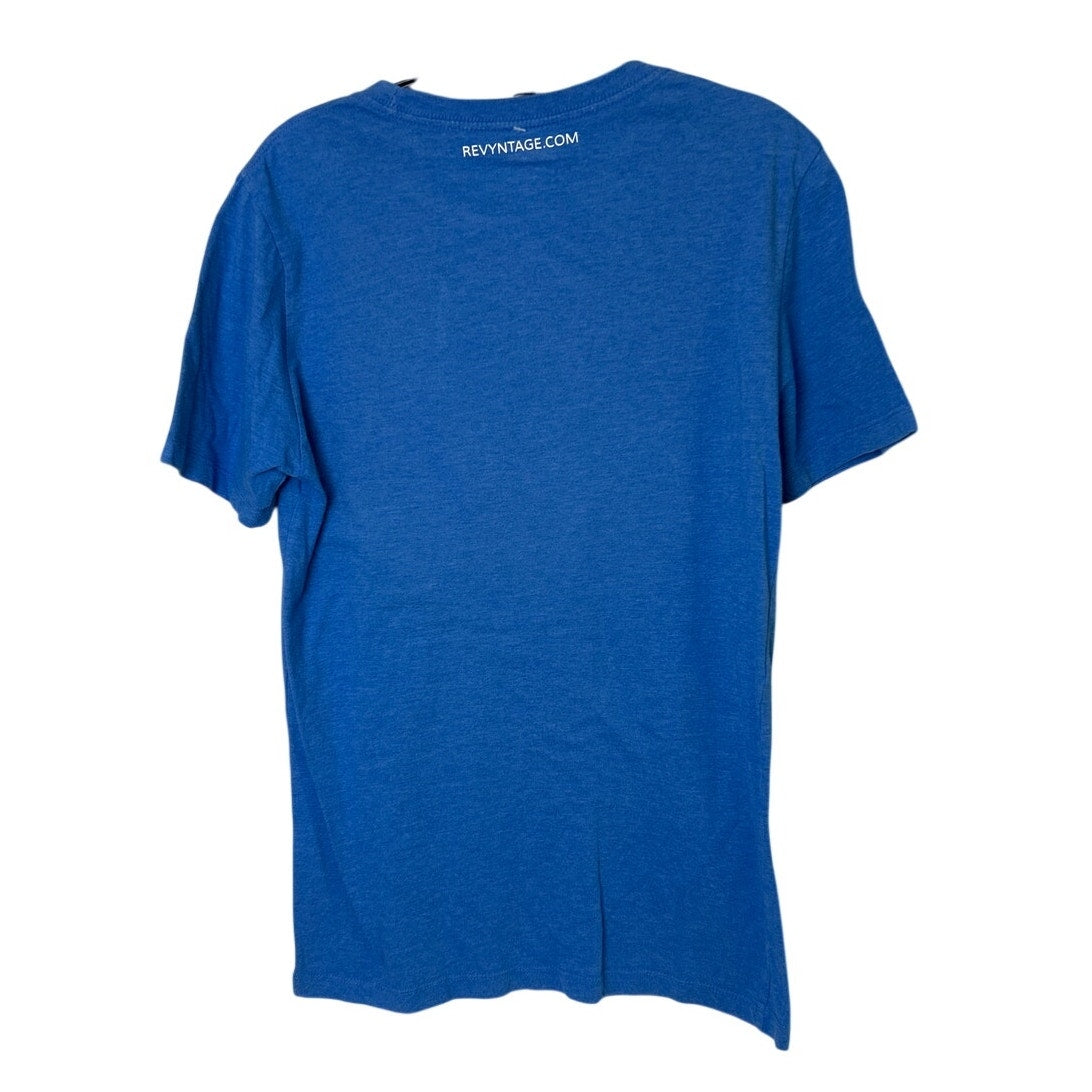 Upcycled Hand Printed Womens Small Saving The Planet Is My Superpower Tee Shirt