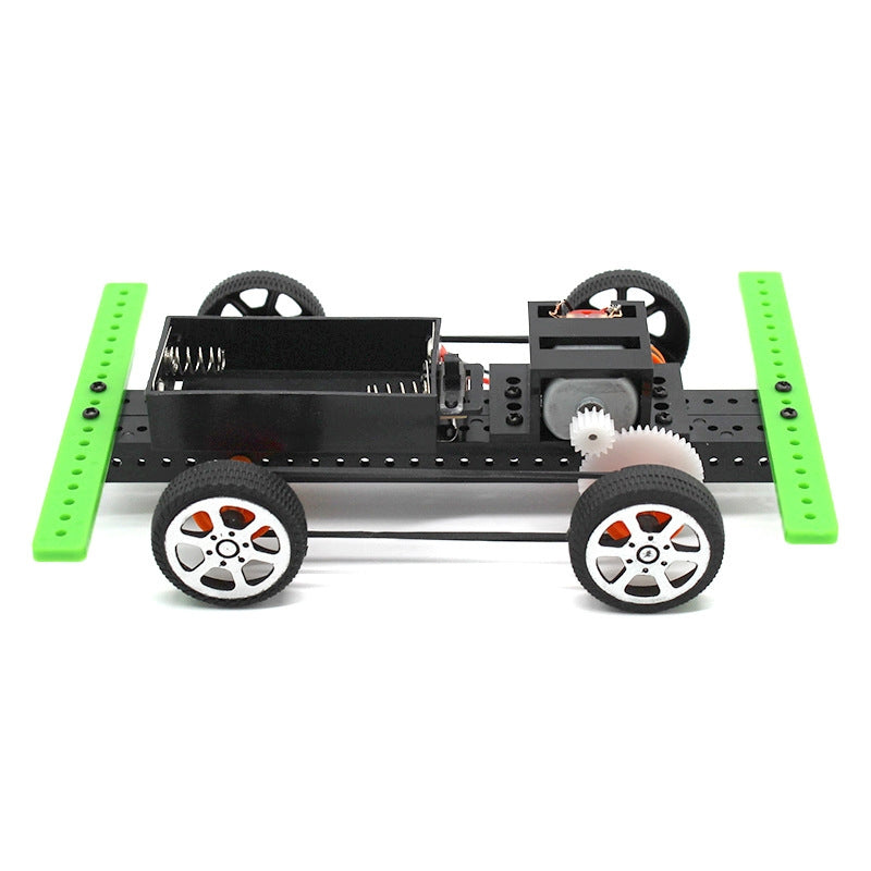 Four Wheel Drive Vehicle Technology Small Production Manual Assembly DIY Toy