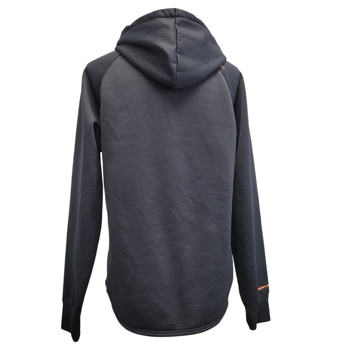 Under Armour Womens Large Pink Logo Athletic Sweatshirt Hoodie w Pockets