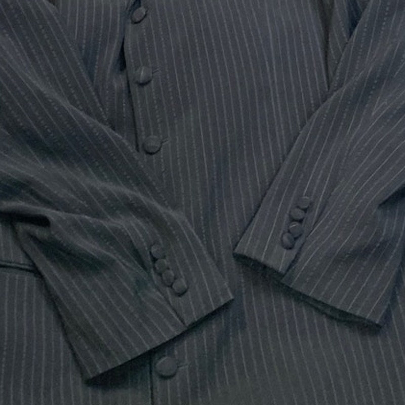 Veronelli Mens 48L 43W Pin Stripe 6-Button Single Breasted Suit Jacket Coat Only