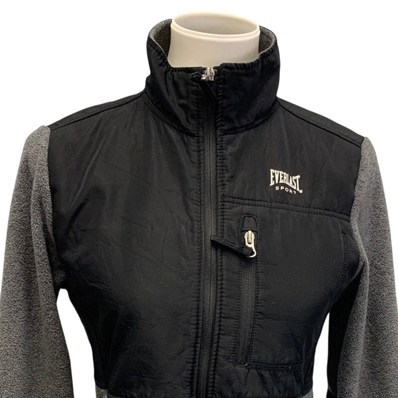 Everlast Sport Womens Small Full Zip Polyester Fleece Jacket w Pockets