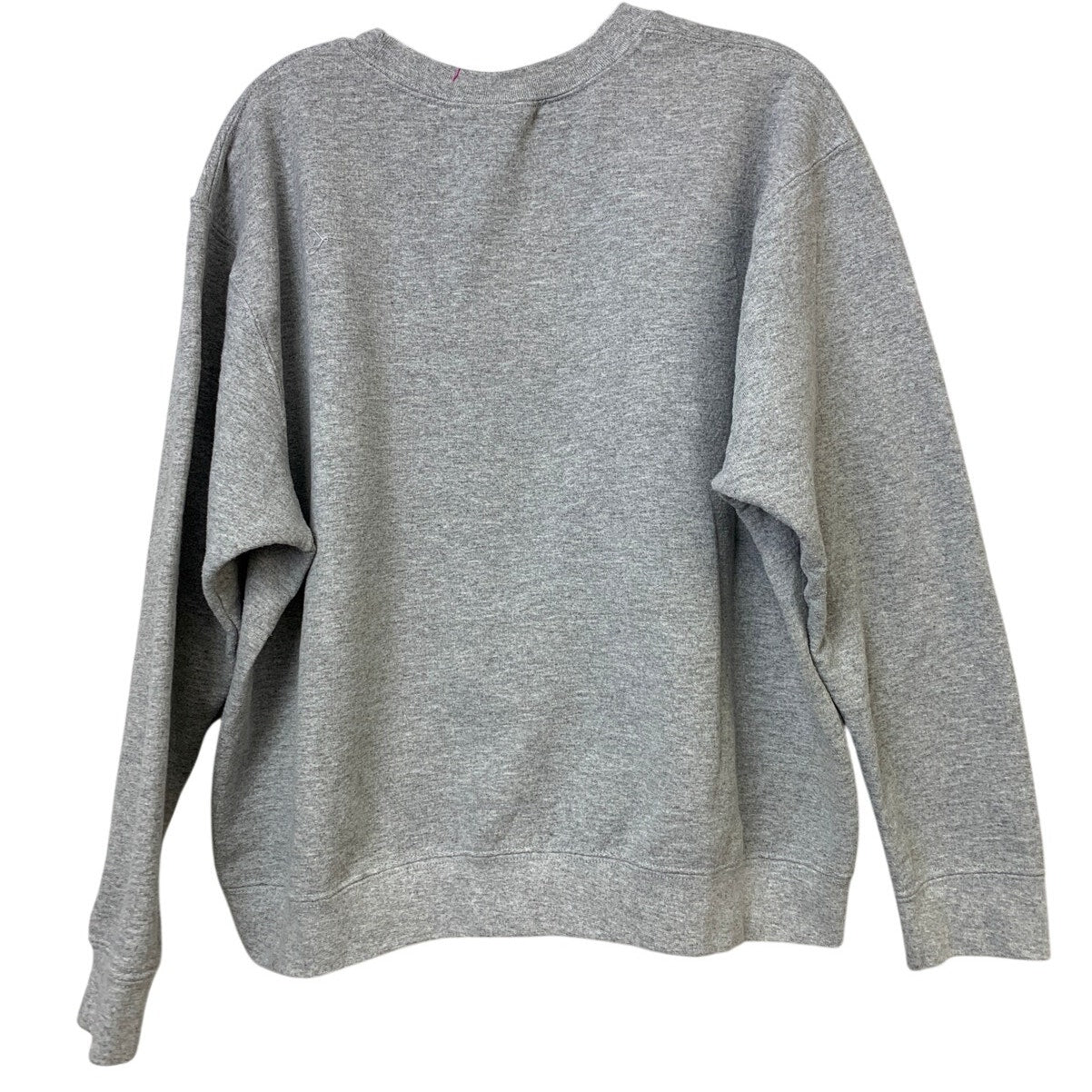 Upcycled Hand Printed Mens Large Gratitude Bible Quote Long Sleeve Sweatshirt