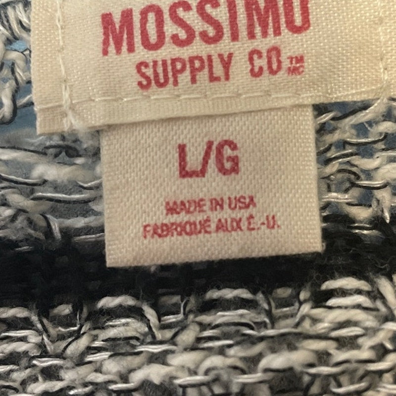 Mossimo Supply Co Womens Large PolyCotton Open Cardigan Loose Weave Sweater