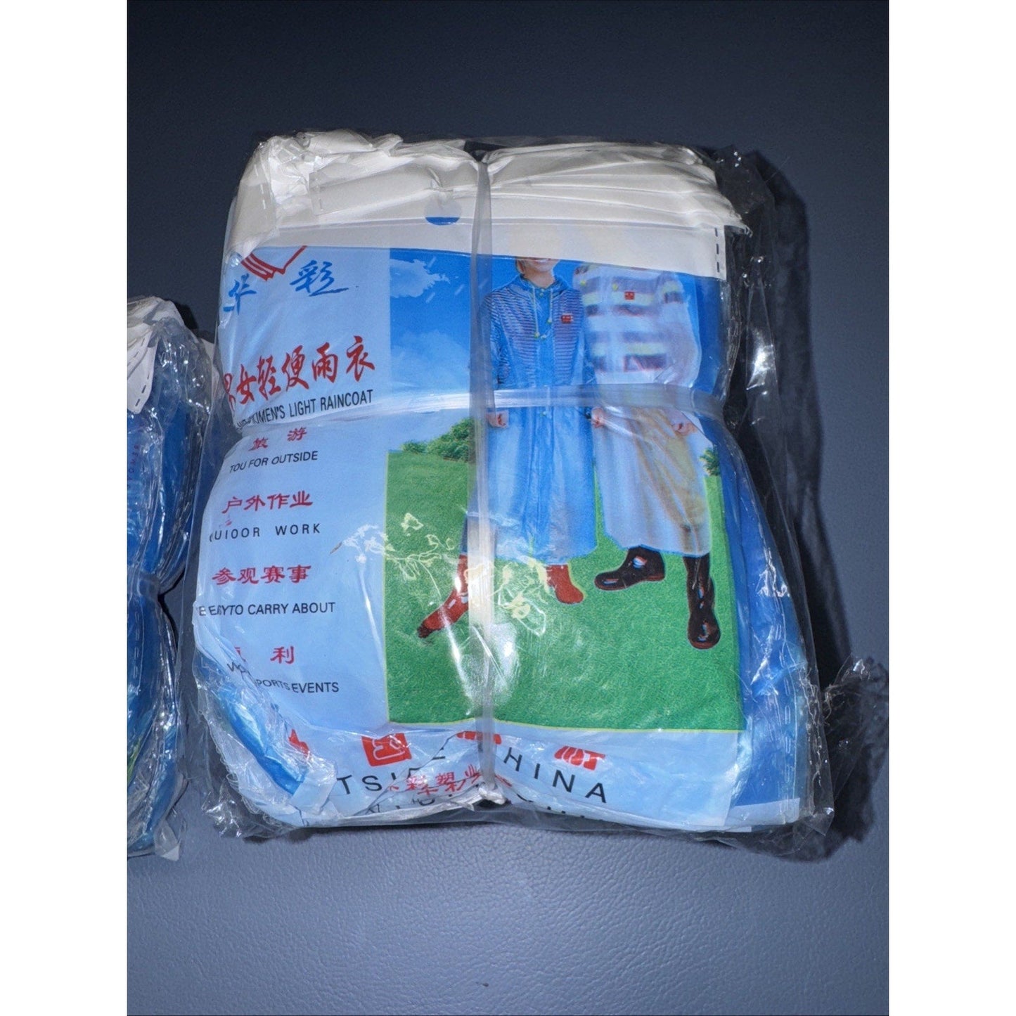 Lot Of 3 (10) Pack Of Waterproof Men And Women's Light Poncho. Travel Camping